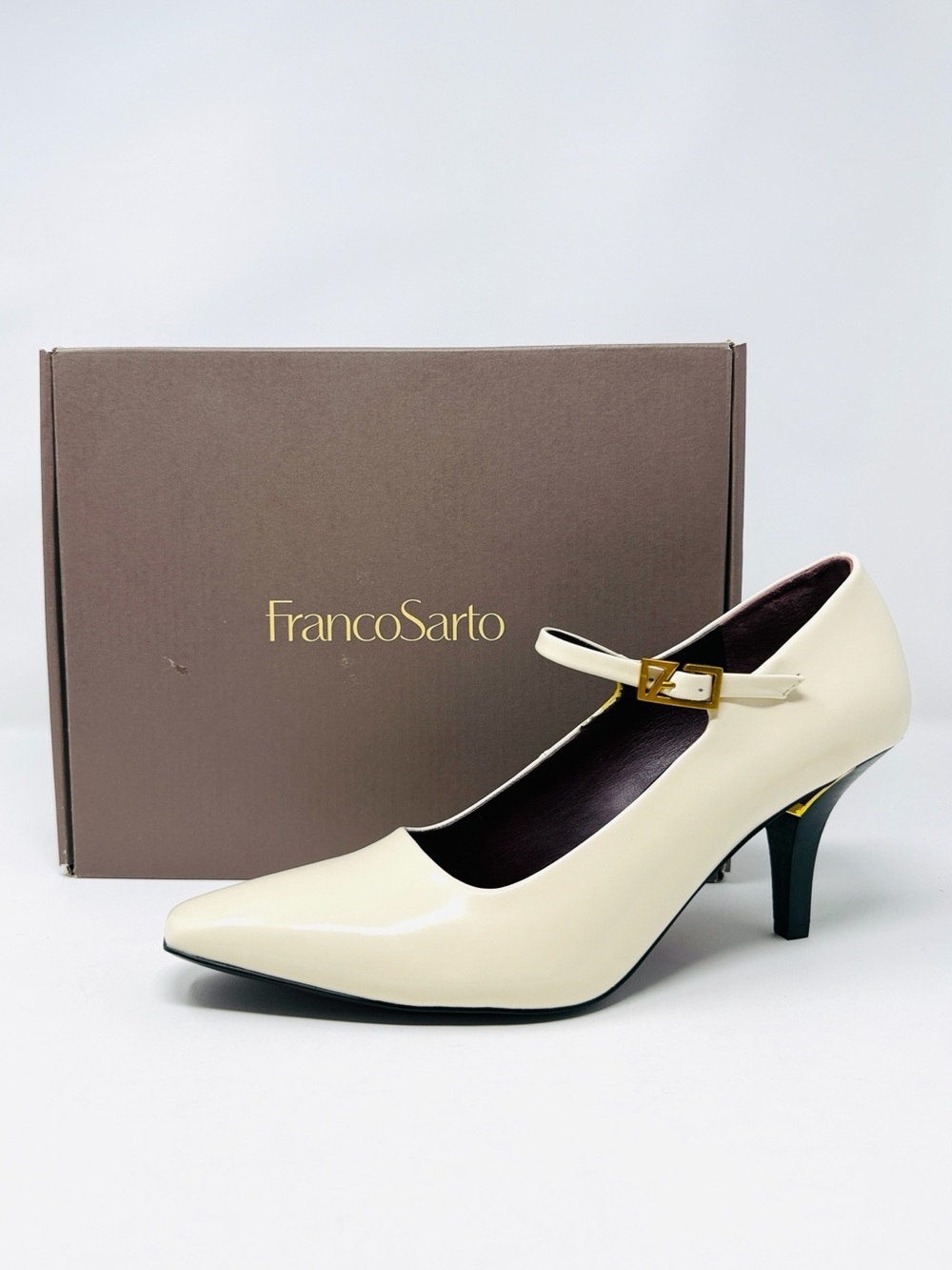 Franco Sarto Women’s Lola Vanilla Kitten Heels